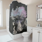 Abstrakte Kunstwerke, gefroren Duschvorhang (Beispiel)