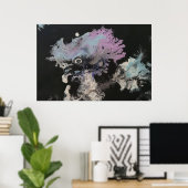 Abstrakte Kunstwerke, gefroren Poster (Heimbüro)