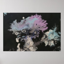 Abstrakte Kunstwerke, gefroren