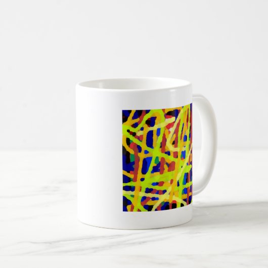 Abstrakte Kunstwerke Kaffeetasse (VorderseiteRechts)