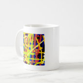 Abstrakte Kunstwerke Kaffeetasse (Vorderseite Links)