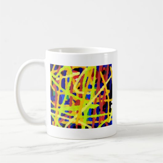 Abstrakte Kunstwerke Kaffeetasse (Links)