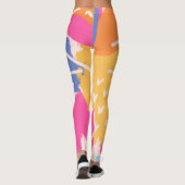 Abstrakte Kunstwerke Leggings (Rückseite)