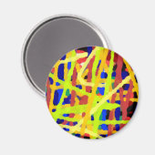 Abstrakte Kunstwerke Magnet (Vorderseite/Rückseite)