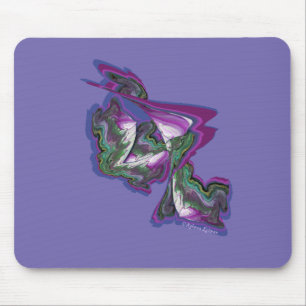 Abstrakte Kunstwerke mit gemischten Medien Mousepad