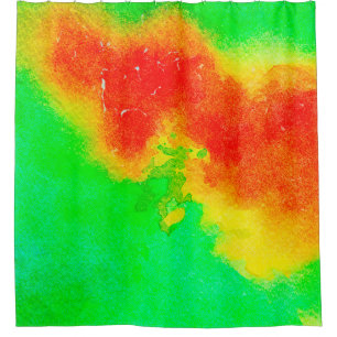Abstrakte Kunstwerke mit reicher Textur. Kreative  Duschvorhang