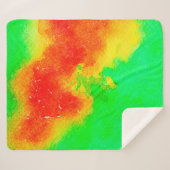 Abstrakte Kunstwerke mit reicher Textur. Kreative  Sherpadecke (Vorderseite (Horizontal))