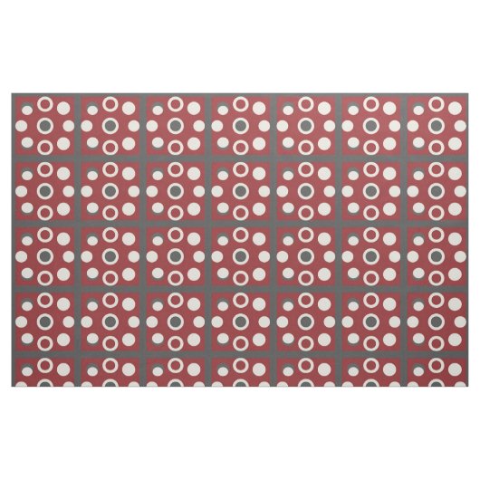 Abstrakte Kunstwerke mit Rundformen Stoff (Fat Quarter (45,7 x 55,9 cm))