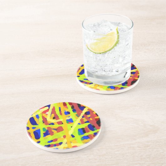 Abstrakte Kunstwerke Untersetzer (Seite)