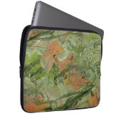 Abstrakte Kunstwerke von Danita Dawson Laptopschutzhülle (Vorne Rechts)