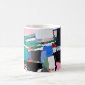 Abstrakte Kunstwerkkomposition Kaffeetasse (Mittel)