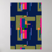 Abstrakte Kunstwerkkomposition Poster (Vorne)