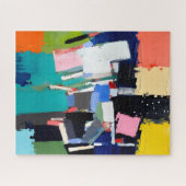 Abstrakte Kunstwerkkomposition Puzzle (Horizontal)