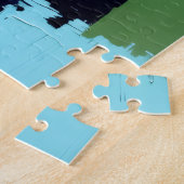 Abstrakte Kunstwerkkomposition Puzzle (Seite)