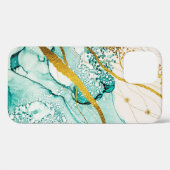 Abstrakte Kunstwolken: Lichtdurchlässige Tinte Case-Mate iPhone Hülle (Rückseite (Horizontal))