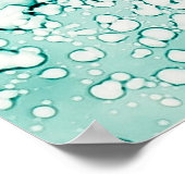 Abstrakte Kunstwolken: Lichtdurchlässige Tinte Poster (Ecke)