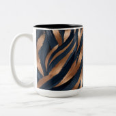 Abstrakte Kupfer-Tasse Zweifarbige Tasse (Links)