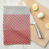 Abstrakte kupioromantische Stolperflagge Geschirrtuch (Viertel Falte)