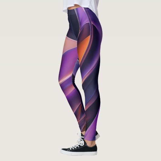 Abstrakte Kurven Leggings (Links)