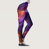Abstrakte Kurven Leggings (Rechts)