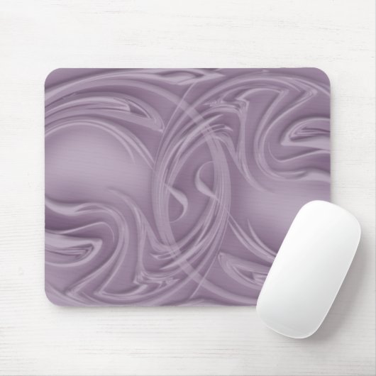Abstrakte Kurven über Lila Kunstwerke Mousepad (Mit Mouse)