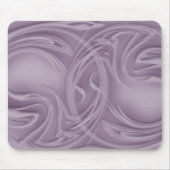 Abstrakte Kurven über Lila Kunstwerke Mousepad (Vorne)
