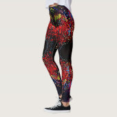 Abstrakte Kusrom-Leggings Leggings (Links)