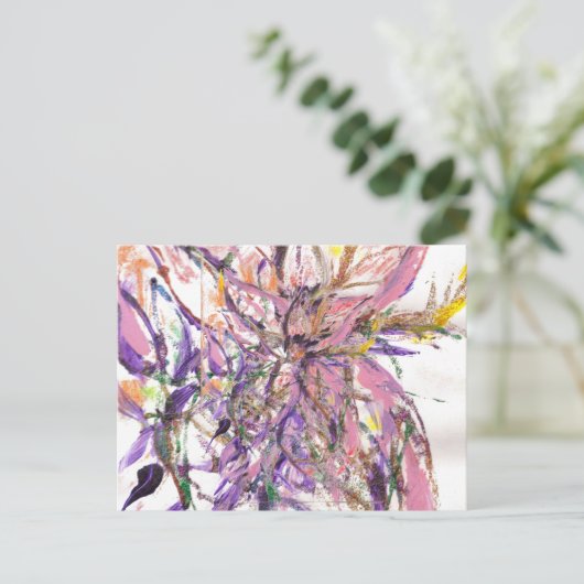 Abstrakte Küste Postkarte (Stehend Vorderseite)