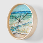 Abstrakte Küstenlinie Uhr (Winkel)