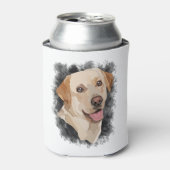 Abstrakte Labrador Art Dosenkühler (Kanne Vorderseite)