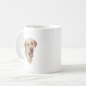 Abstrakte Labrador Art Kaffeetasse (Vorderseite Links)