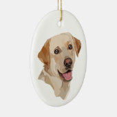 Abstrakte Labrador Art Keramik Ornament (Rechts)