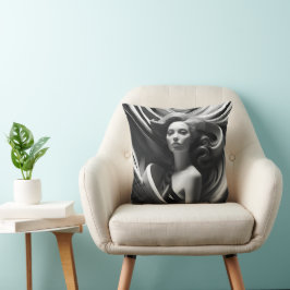 Abstrakte Lady Pillow Kissen