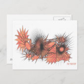 Abstrakte Lady Postcard beten Postkarte (Vorne/Hinten)