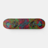 Abstrakte Lady Skateboard (Horizontal)
