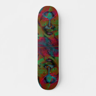 Abstrakte Lady Skateboard