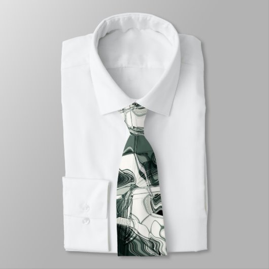 Abstrakte Landformen Krawatte (Gebunden)