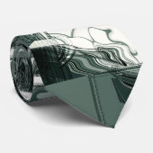 Abstrakte Landformen Krawatte (Gerollt)