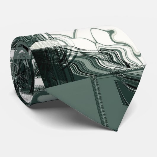 Abstrakte Landformen Krawatte (Gerollt)