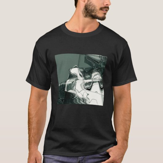 Abstrakte Landformen T-Shirt (Vorderseite)