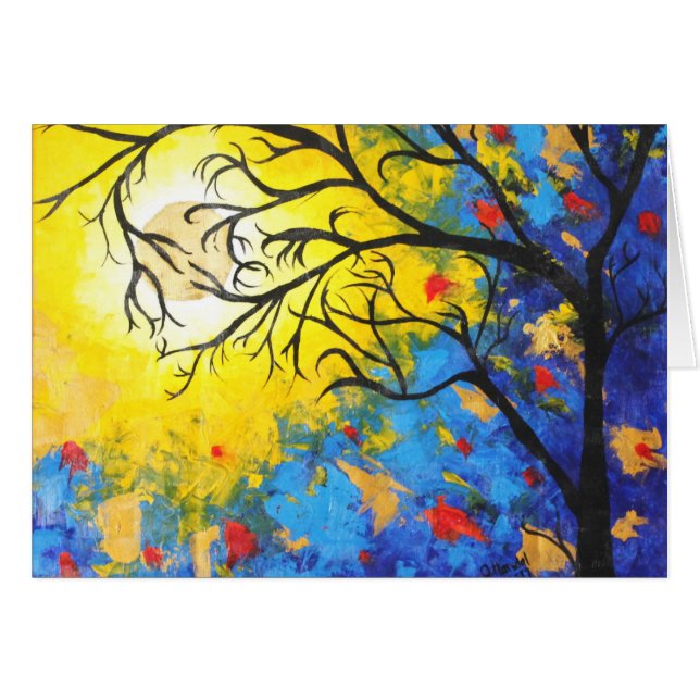 Abstrakte Landschaft (Vorderseite (Horizontal))