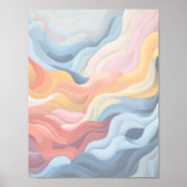 Abstrakte Landschaft 2 Poster (Vorne)