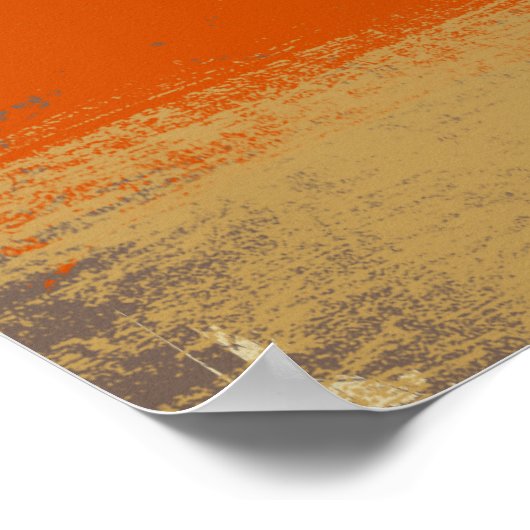 Abstrakte Landschaft Art Paint Circles Spheres Poster (Ecke)