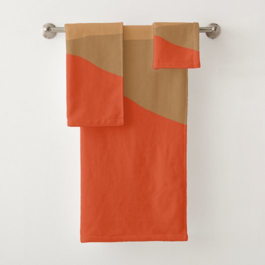 Abstrakte Landschaft Badhandtuch Set (Insitu)