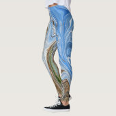 Abstrakte Landschaft | Beste Kunst Leggings (Links)
