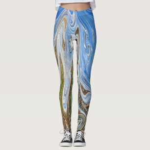 Abstrakte Landschaft Beste Kunst Leggings