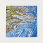 Abstrakte Landschaft | Beste Kunst Wandteppich (Vorderseite (Horizontal))