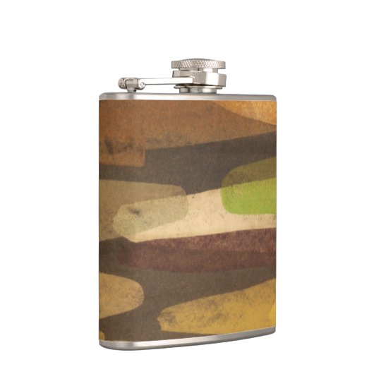 Abstrakte Landschaft der Erde Flachmann (Rechts)