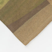 Abstrakte Landschaft der Erde Fleecedecke (Ecke)