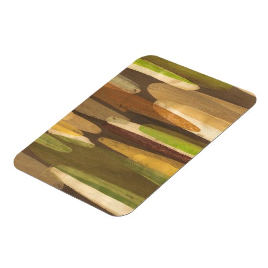 Abstrakte Landschaft der Erde Magnet (Linke Seite)